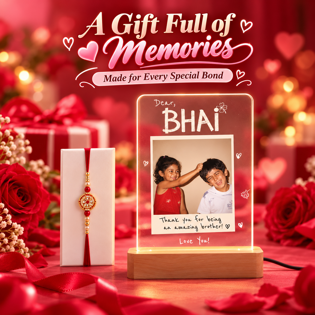Personalized LED Acrylic Photo Lamp gift memory design