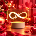 Personalized Infinity LED Name Lamp – main product image