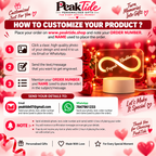 Personalized Infinity LED Name Lamp – customization instructions