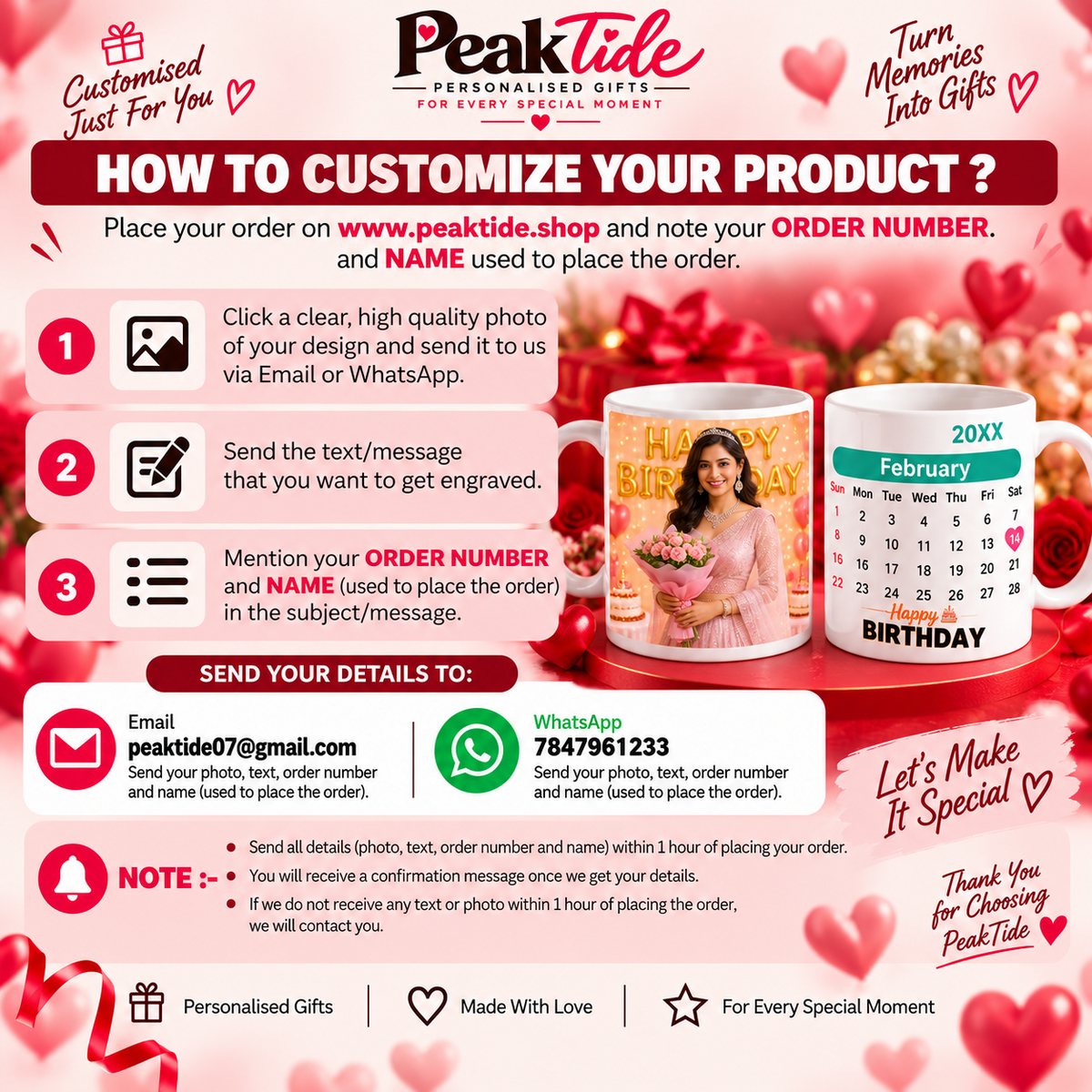Personalized ceramic mug – features and quality details