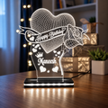 Personalized 3D Illusion LED Lamp with Custom Name – product showcase
