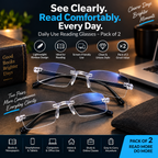 Daily Use Reading Glasses Pack of 2 product showcase