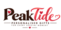 PeakTide personalised gifts wide header logo