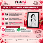 How to customize your personalised pencil sketch photo frame