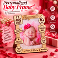 Personalised Baby Birth Details Photo Frame