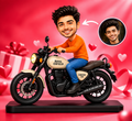 Personalised Motorcycle Caricature Avatar Stand