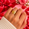Personalized Two Name Ring for Couples